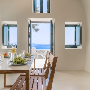 Aria Hotels-Cyclades-Santorini, Oia-Pina Caldera Residence-dining area