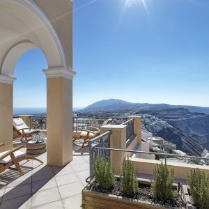 Archipel Mansion_Main House_Front Veranda with Caldera View_Aria Hotels, Fira - Santorini_3488
